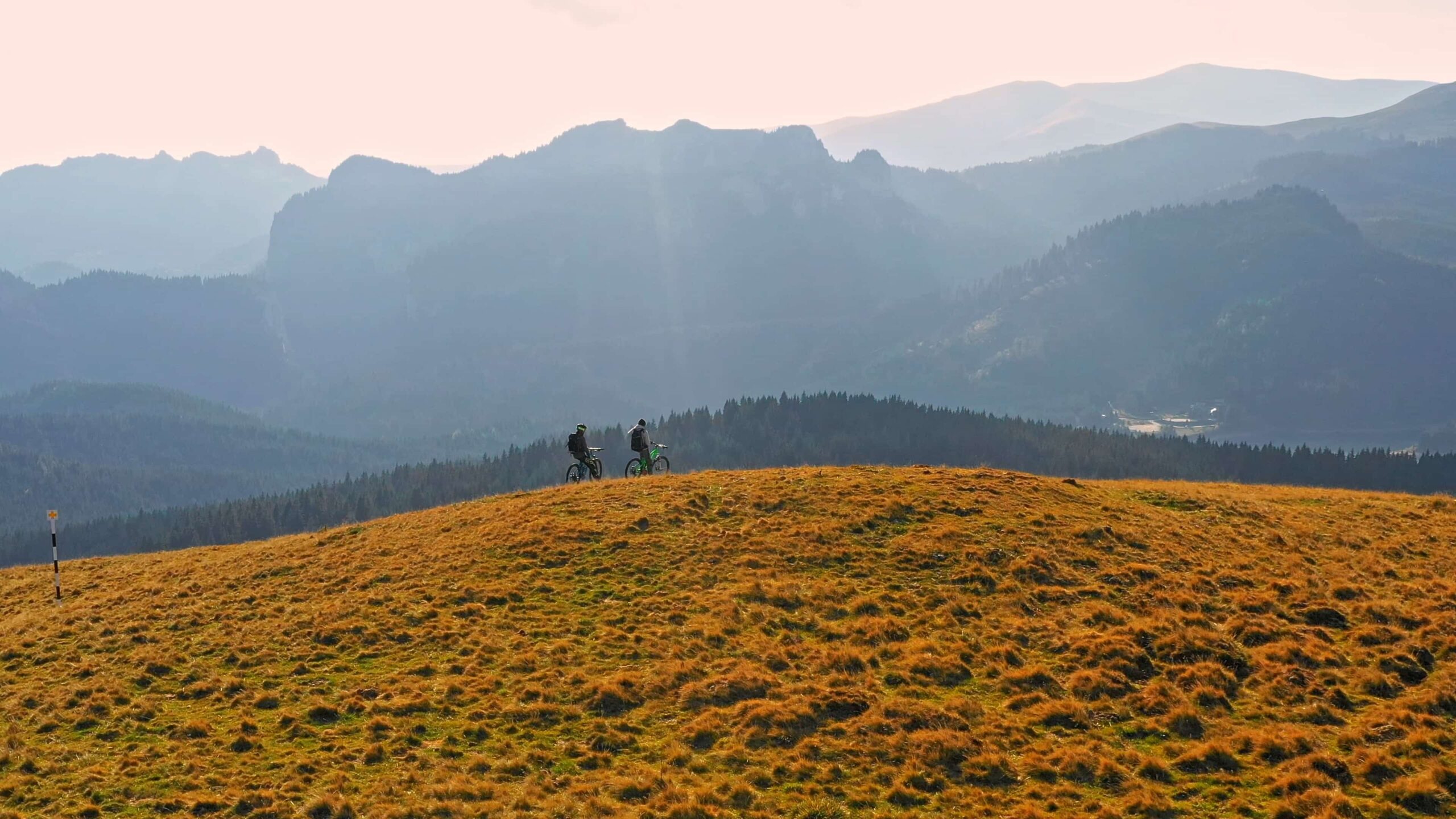 Pod de lemn pe traseu spre Cota 1400 Sinaia